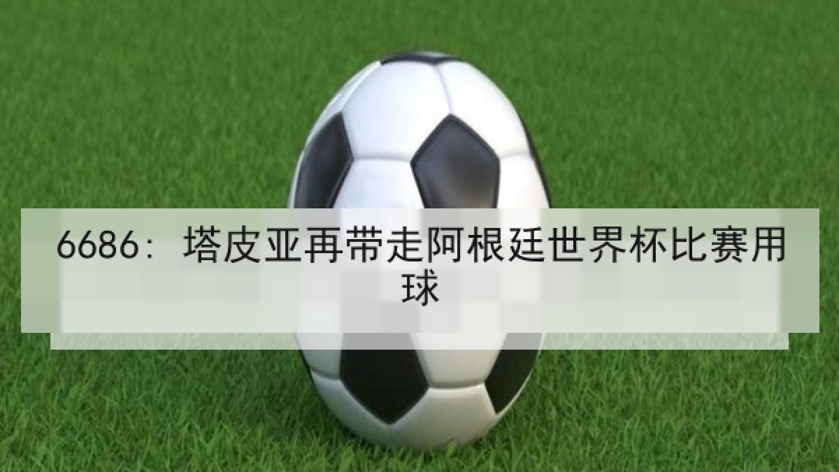6686: 塔皮亚再带走阿根廷世界杯比赛用球 6686: 塔皮亚再带走阿根廷世界杯比赛用球